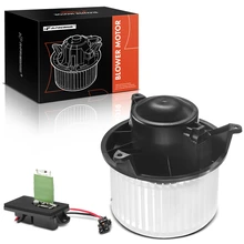 2 Pcs Front HVAC Blower Motor & Resistor Kit