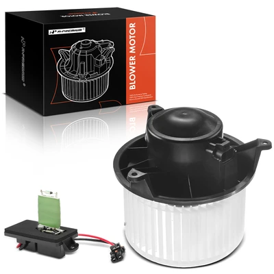 2 Pcs Front HVAC Blower Motor & Resistor Kit