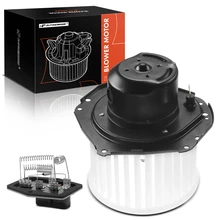 2 Pcs Front HVAC Blower Motor & Resistor Kit