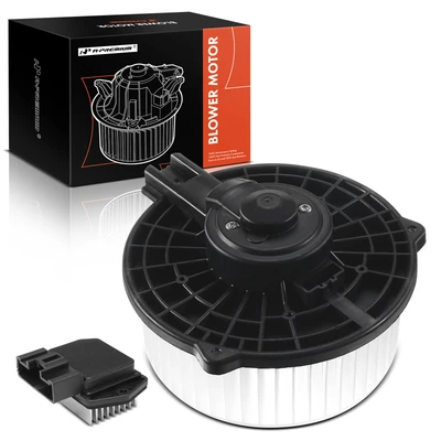 2 Pcs Front HVAC Blower Motor & Resistor Kit