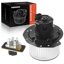 2 Pcs Front HVAC Blower Motor & Resistor Kit for 1997 Ford F-250 HD
