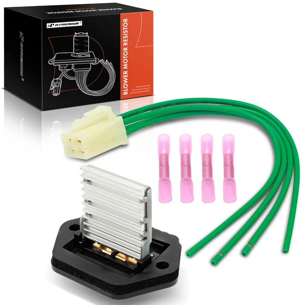 Heater Blower Motor Resistor with Wiring Harness for Kia Sportage 2001-2002 2.0L