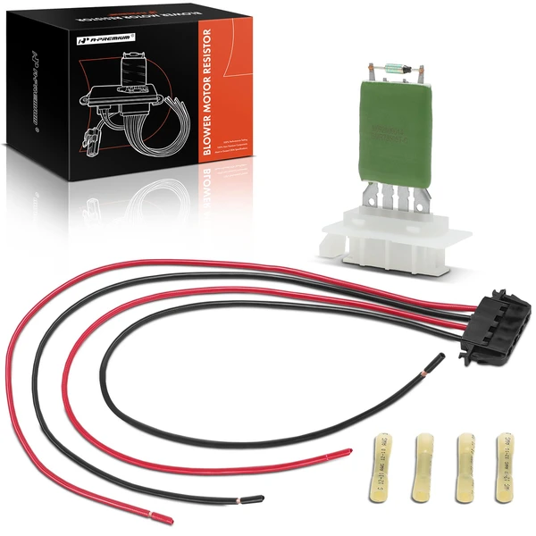 Heater Blower Motor Resistor Kit with Harness for 2005-2015 Volkswagen Jetta