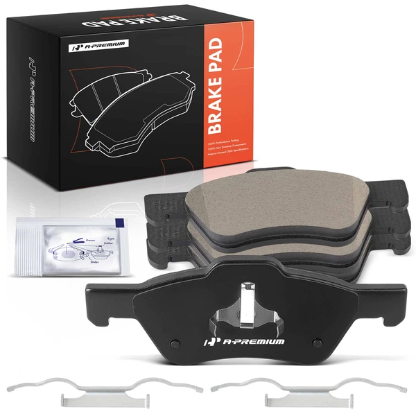 4 Pcs Front Ceramic Brake Pad for Ford Escape 2011-2012 Mercury Mariner