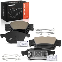 8 Pcs Front & Rear Ceramic Brake Pads with Hardware for 2004-2005 Mazda 3