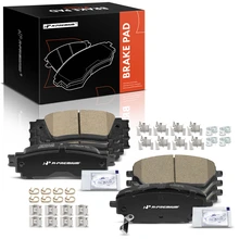 8 Pcs Front & Rear Ceramic Brake Pads for 2018-2019 Toyota C-HR