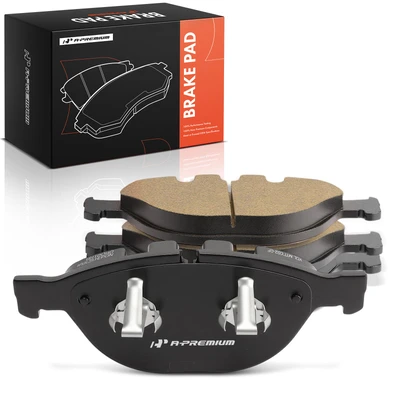 4 Pcs Front Ceramic Brake Pads with Hardware