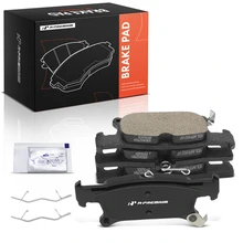 4 Pcs Rear Driver & Passenger Ceramic Brake Pads with Hardware for 2017 Buick Envision