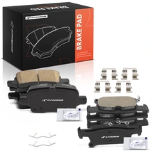 8 Pcs Front & Rear Ceramic Brake Pads with Hardware for 2016-2019 Buick Envision
