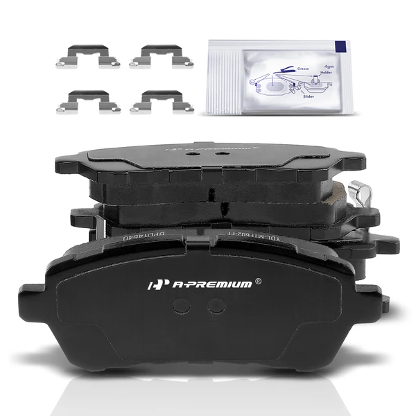 4 Pcs Front Ceramic Brake Pads for 2011-2014 Mazda 2