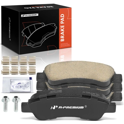 4 Pcs Rear Ceramic Brake Pads