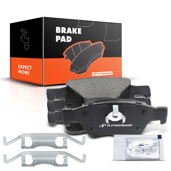 4 Pcs Rear Ceramic Brake Pads for 2011-2023 Dodge Durango