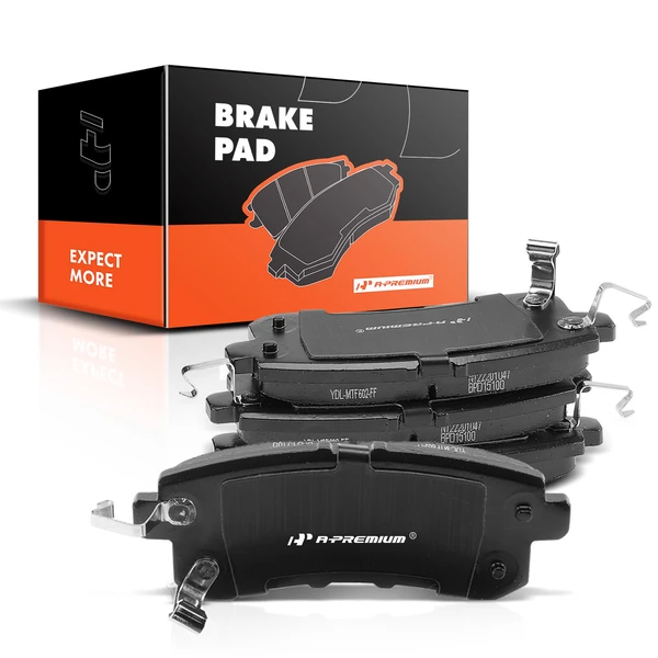 4 Pcs Rear Ceramic Brake Pads for INFINITI QX56 2011-2013 QX80 Nissan Armada