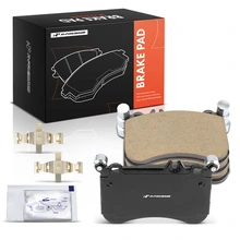 4 Pcs Front Ceramic Brake Pads with Hardware