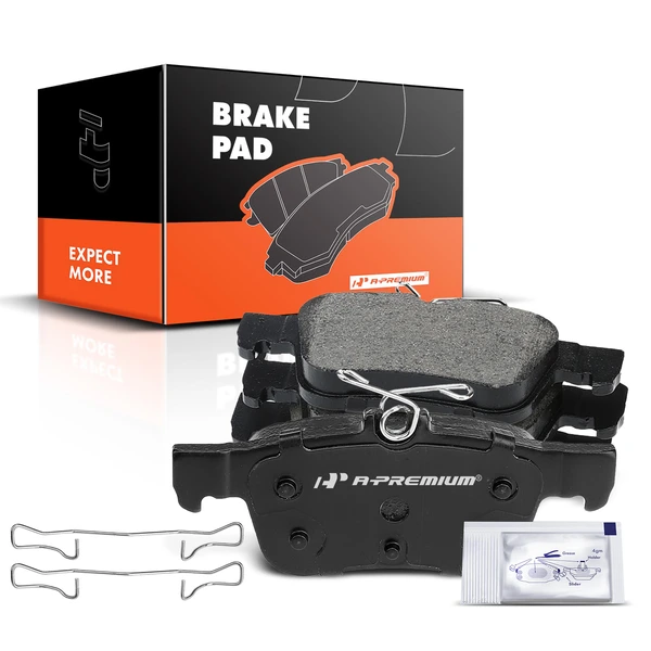 4 Pcs Rear Ceramic Brake Pads for 2016-2018 Lincoln MKX