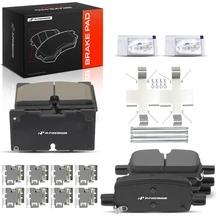 8 Pcs Front & Rear Ceramic Brake Pads for 2019-2022 GMC Sierra 1500