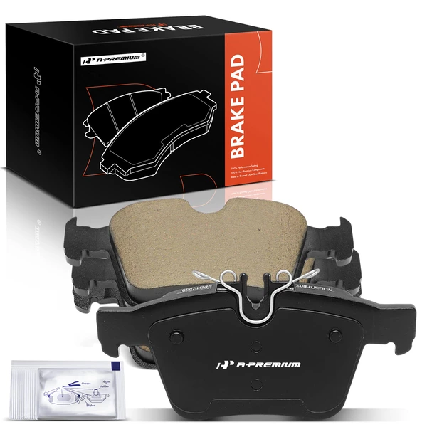 4 Pcs Rear Ceramic Brake Pad for Mercedes-Benz W205 C350e C400 C300