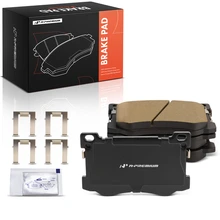 4 Pcs Front Ceramic Brake Pads with Hardware for 2017-2018 Genesis G80
