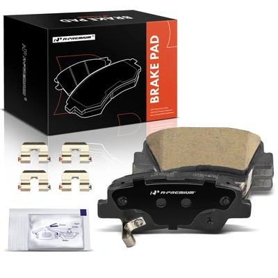4 Pcs Rear Ceramic Brake Pads