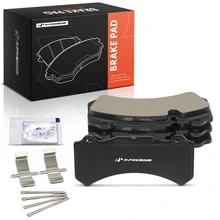 4 Pcs Front Ceramic Brake Pads with Hardware for 2015-2018 Volvo S60