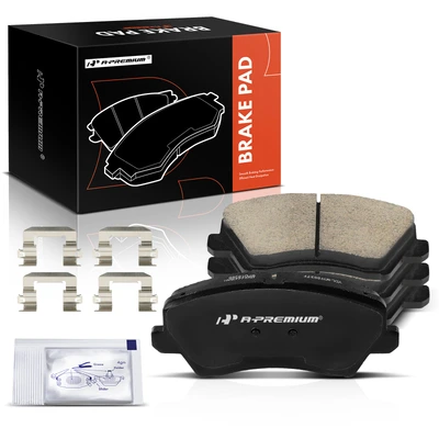 4 Pcs Front Ceramic Brake Pads