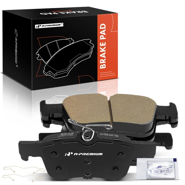 4 Pcs Rear Ceramic Brake Pad for 2015-2023 Ford Edge