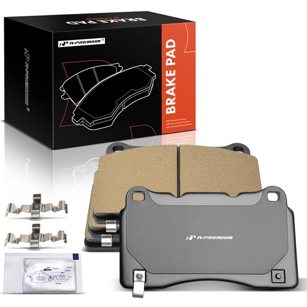 4 Pcs Front Ceramic Brake Pad for Chevrolet Corvette Cadillac CT6