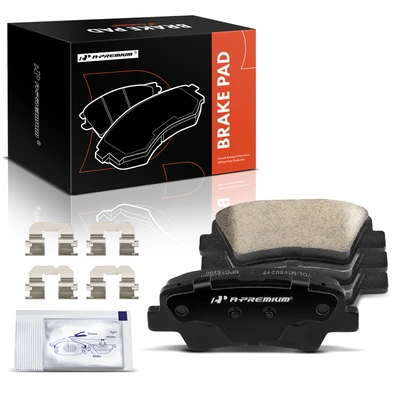 4 Pcs Rear Ceramic Brake Pads