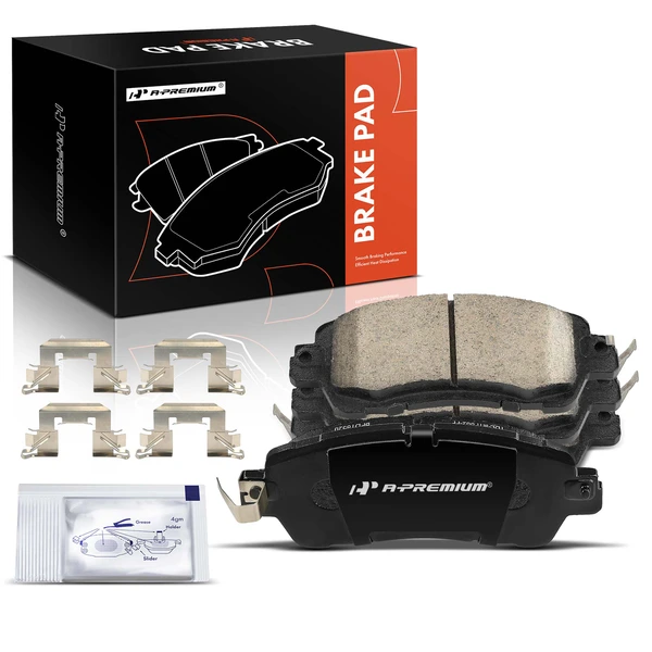 4 Pcs Front Ceramic Brake Pads for 2016 Scion iA