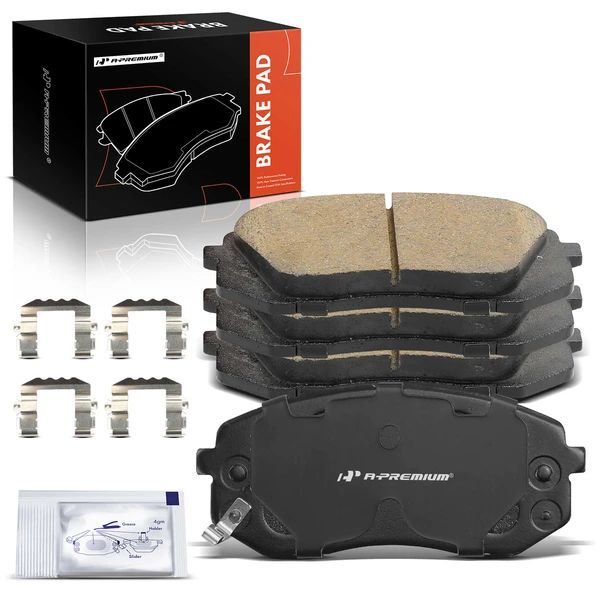A-Premium APBPD566 Ceramic Brake Pad Front Driver & Passenger