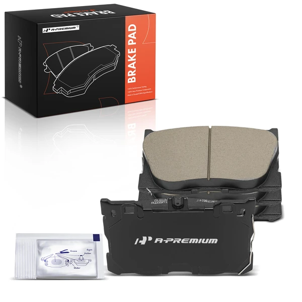 4 Pcs Front Ceramic Brake Pad for 2017-2022 Mercedes-Benz GLC43 AMG