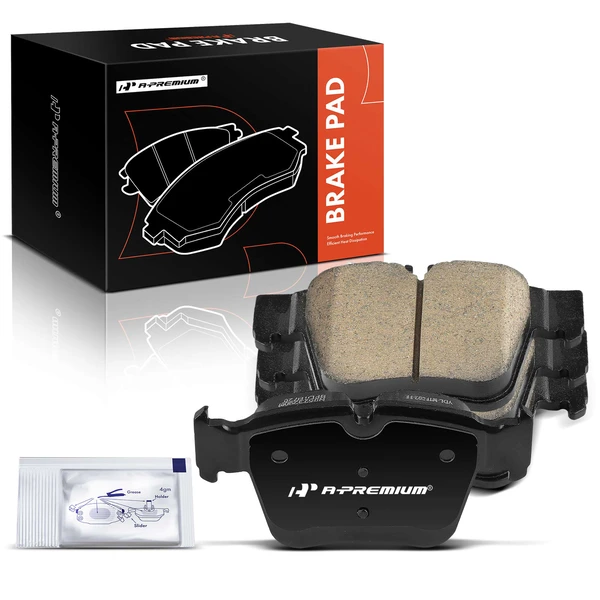 4 Pcs Rear Ceramic Brake Pads for 2017-2023 Mercedes-Benz C43 AMG