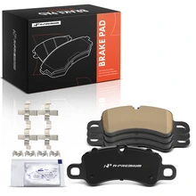 4 Pcs Front Ceramic Brake Pads with Hardware for 2016-2023 Porsche 911