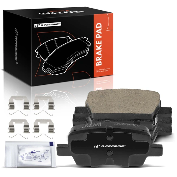 4 Pcs Rear Ceramic Brake Pads for 2017-2020 GMC Acadia