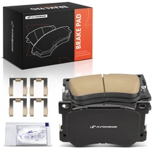 4 Pcs Front Ceramic Brake Pads with Hardware for 2017-2020 Genesis G90