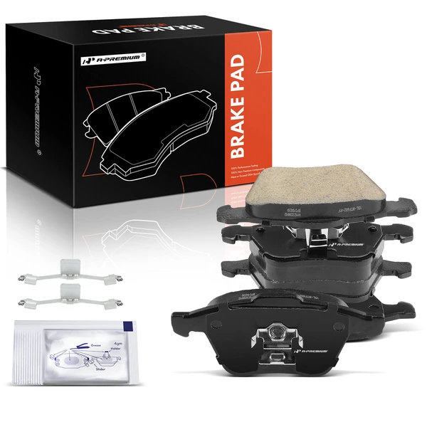 4 Pcs Front Ceramic Brake Pads for 2003-2014 Volvo XC90