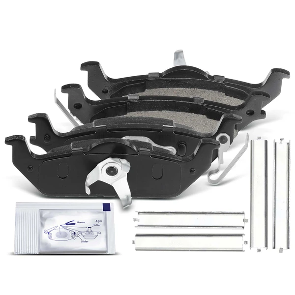 4 Pcs Rear Ceramic Brake Pads with Sensor for 2004-2011 Ford F-150