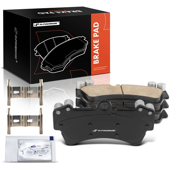 4 Pcs Front Ceramic Brake Pads for 2017 Audi R8