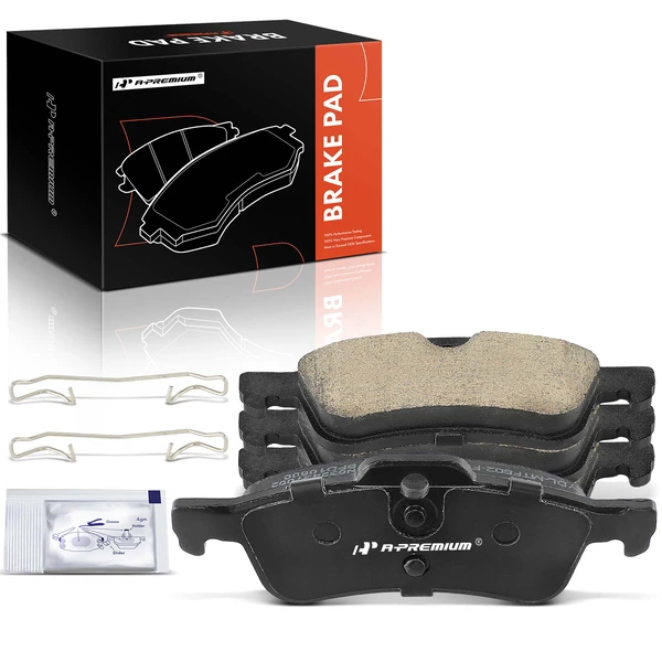 4 Pcs Rear Ceramic Brake Pads for 2002-2008 Mini Cooper