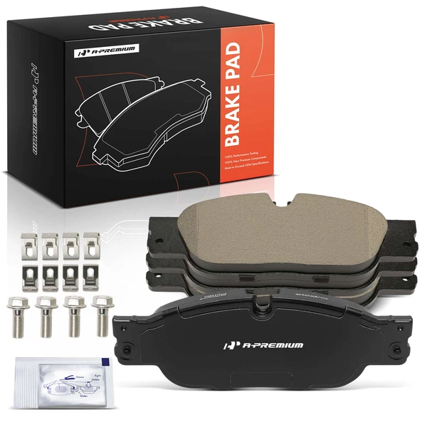 4 Pcs Front Ceramic Brake Pad for Jaguar S-Type 2005-2006 Vanden Plas XJ8