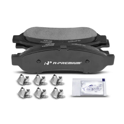 4 Pcs Rear Ceramic Brake Pads