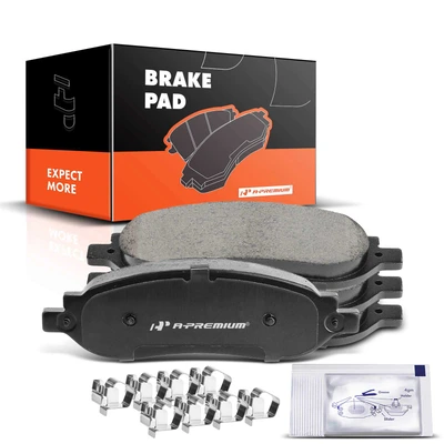 4 Pcs Rear Ceramic Brake Pads for 2005-2007 Ford F-350 Super Duty