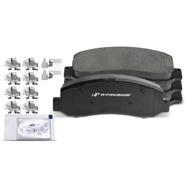 4 Pcs Front Ceramic Brake Pads for 2005-2012 Ford F-250 Super Duty