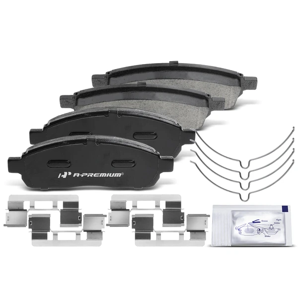 4 Pcs Front Ceramic Brake Pads for Ford F-150 04-08 Lincoln Mark LT 06-08