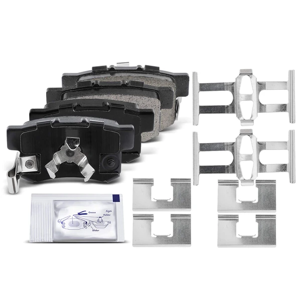 4 Pcs Rear Ceramic Brake Pads with Sensor for 2010-2018 Acura RDX