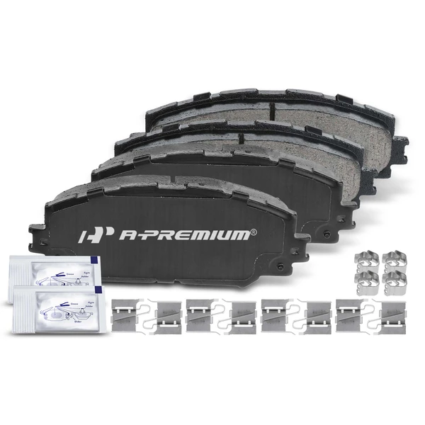 4 Pcs Front Ceramic Brake Pads for Toyota Corolla Matrix RAV4 Lexus HS250h Scion