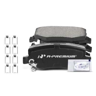 4 Pcs Rear Ceramic Brake Pads with Sensor