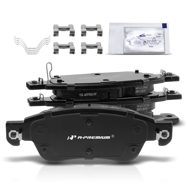 4 Pcs Front Ceramic Brake Pads for 2014-2015 INFINITI Q60