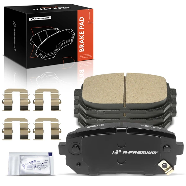 4 Pcs Rear Ceramic Brake Pad for Kia Rondo 2007-2012