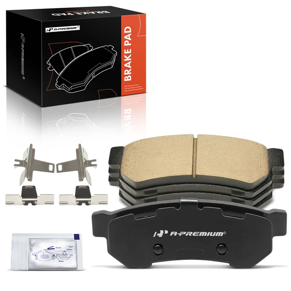 4 Pcs Rear Ceramic Brake Pad for 2007-2008 Suzuki Reno